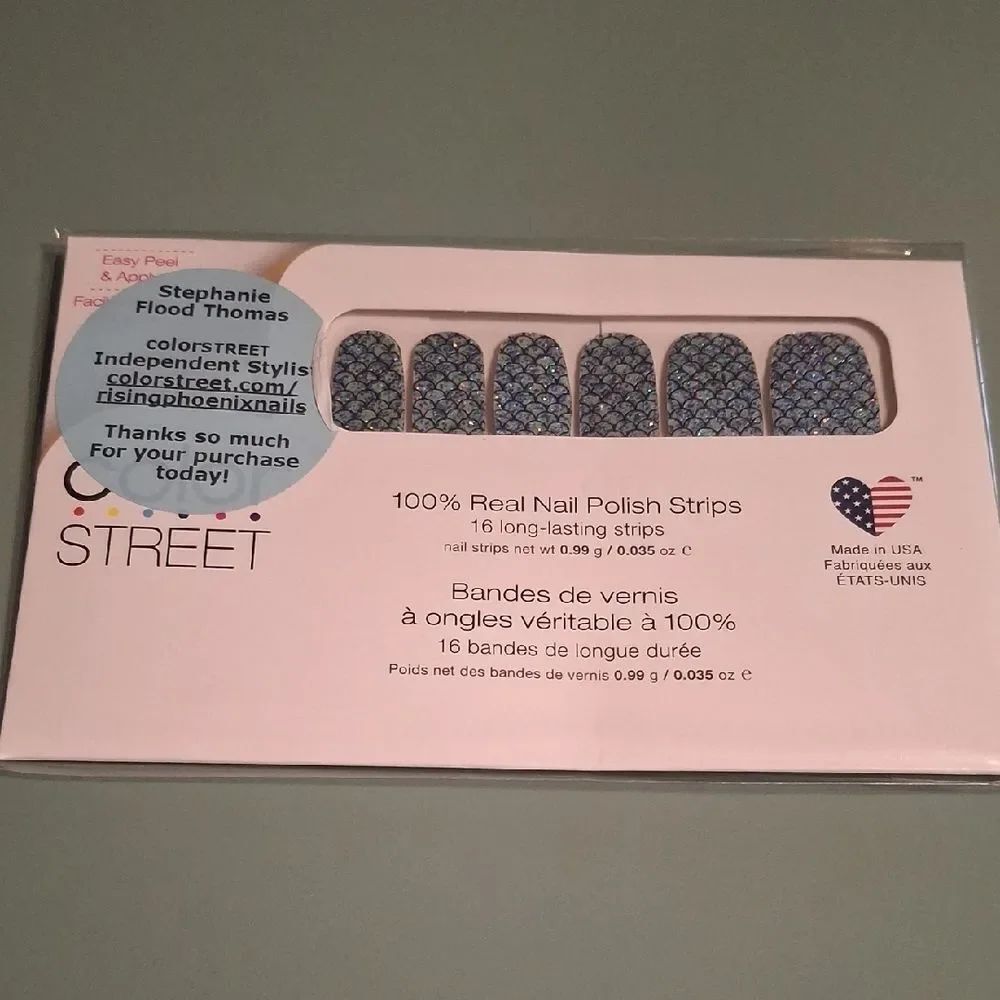 Color Street Atlantis Blue Nail Polish Strips by Color Street